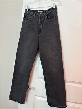 Levi's Black Straight-Leg Jeans